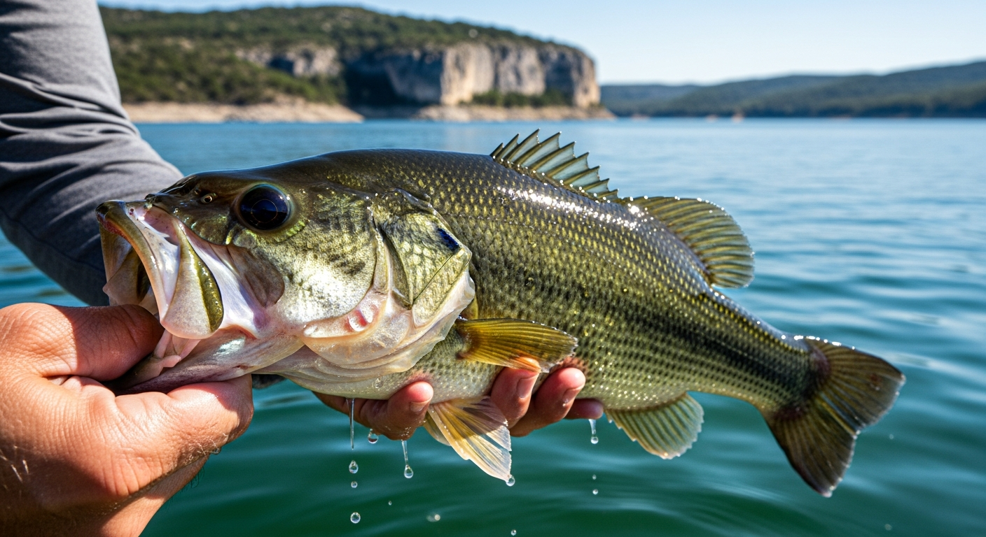 Largemouth Bass at Canyon Lake, Texas