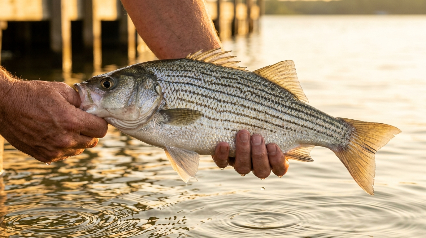 Largemouth Bass at Cedar Creek Lake, Texas
