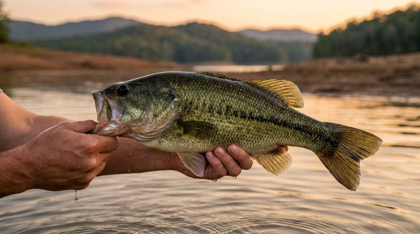 Largemouth Bass at Douglas Lake, Tennessee