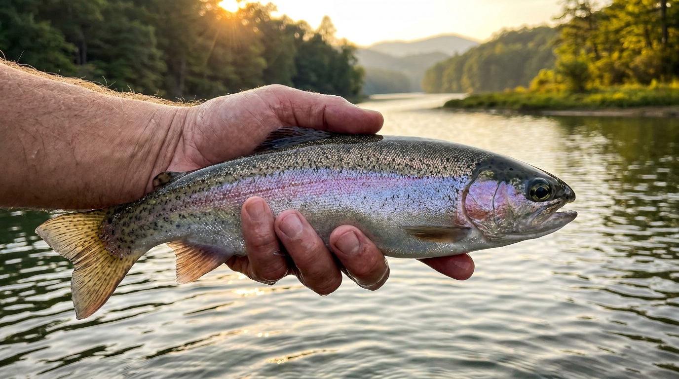 Rainbow Trout at Lake Burton, Georgia