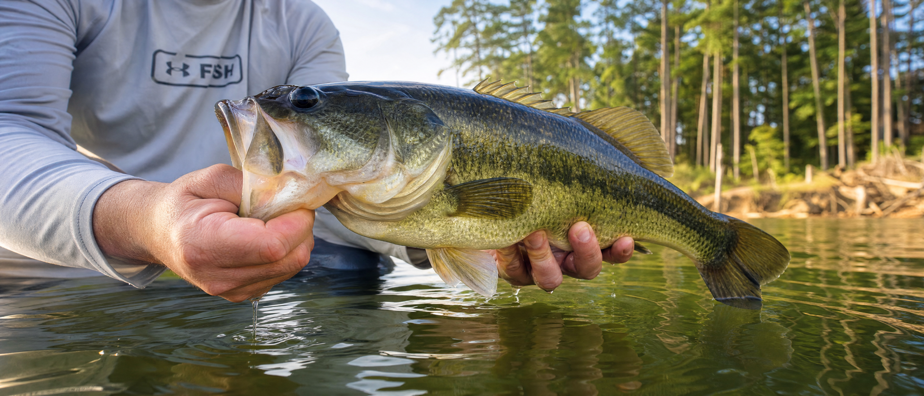 Largemouth Bass at Lake Conroe, Texas