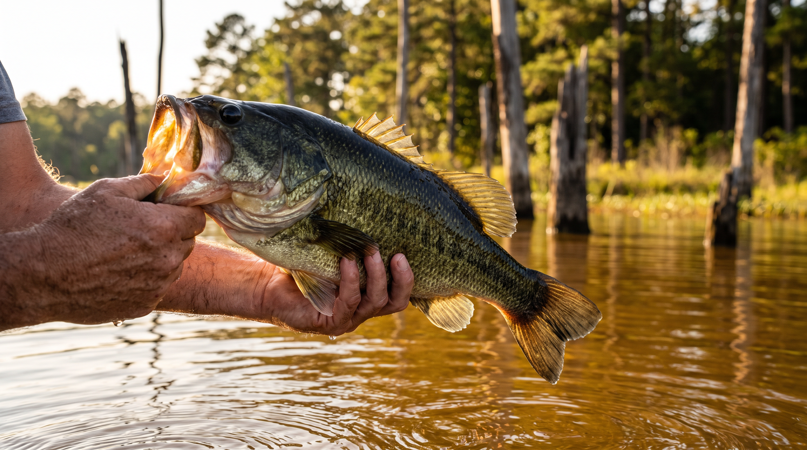 Largemouth Bass at Lake Fork, Texas