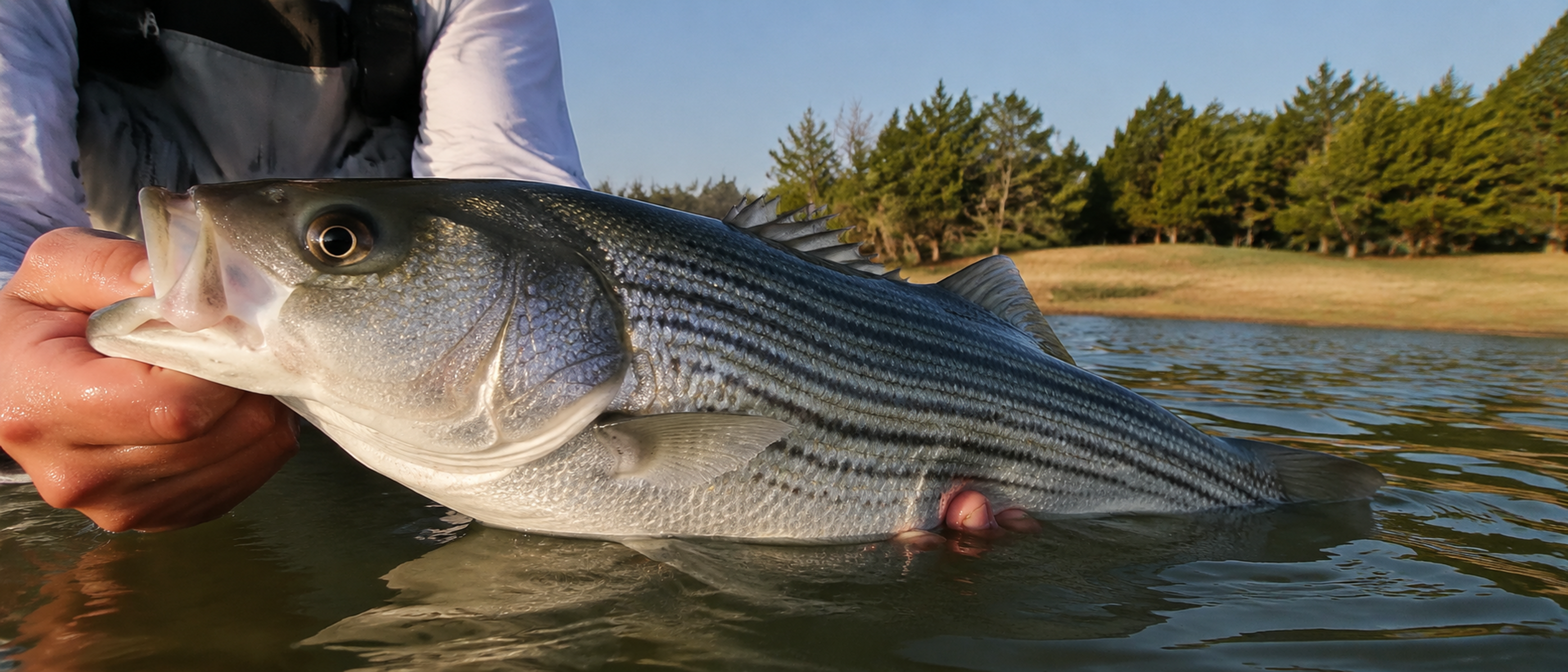 Striped Bass at Lake Tawakoni, Texas