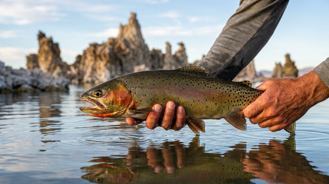 Pyramid Lake fishing