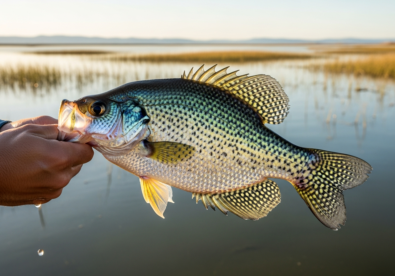 Crappie fishing on Clear Lake, California