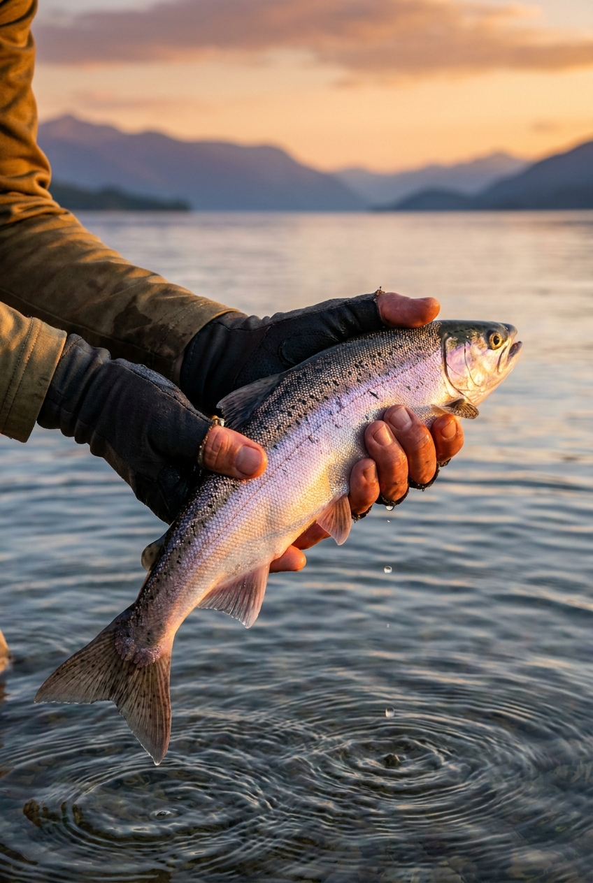 Kokanee Salmon fishing on Flathead Lake, Montana