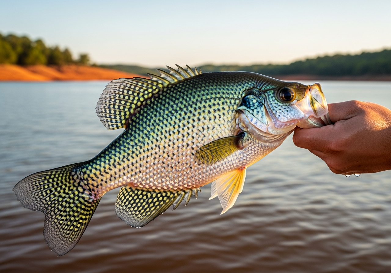 Crappie fishing on Grand Lake O' the Cherokees, Oklahoma