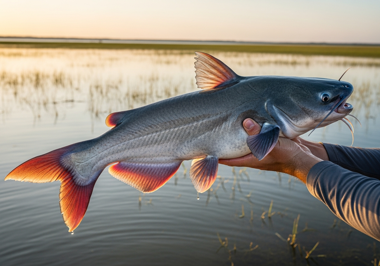 Blue Catfish fishing on Lake Tawakoni, Texas